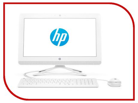 Моноблок HP 20-c401ur 4GU78EA Snow White (Intel Celeron J4005 2.0 GHz/4096Mb/500Gb/DVD-RW/Intel HD Graphics/Wi-Fi/19.5/1600x900/DOS)