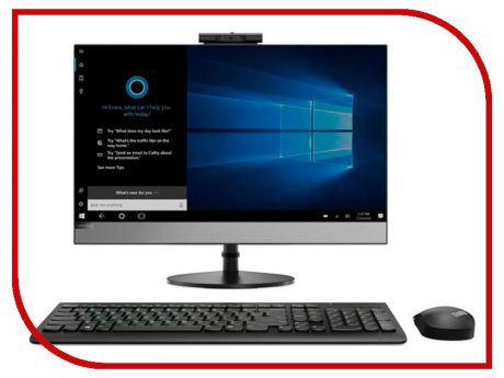 Моноблок Lenovo V530-24ICB Black 10UW000ARU (Intel Core i5-8400T 1.7 GHz/8192Mb/1000Gb/DVD-RW/Intel HD Graphics/Wi-Fi/Bluetooth/Cam/23.8/1920x1080/DOS)