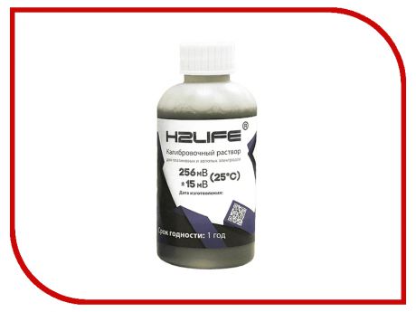 Калибровочный раствор H2Life ОВП 256МВ 250ml для электродов