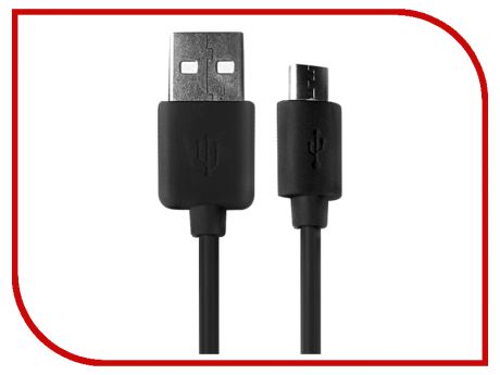 Аксессуар Olmio USB 2.0 - microUSB 1m 2.1A Black ПР038867