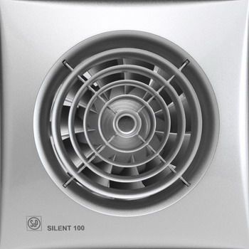 Вытяжной вентилятор Soler amp Palau Silent-100 CZ (серебро) 03-0103-105
