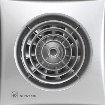 Вытяжной вентилятор Soler amp Palau Silent-100 CRZ (серебро) 03-0103-103