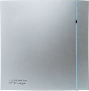 Вытяжной вентилятор Soler amp Palau Silent-100 CZ Design (серебро) 03-0103-120