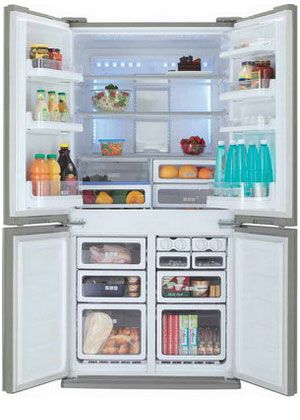 Многокамерный холодильник Sharp SJ-FP 97 VBE