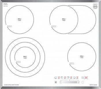Встраиваемая электрическая варочная панель Kaiser KCT 6715 F W