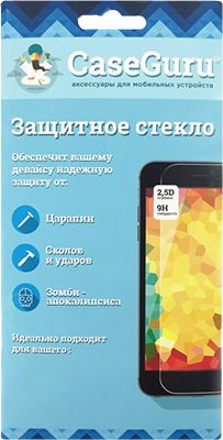 Защитное стекло CaseGuru для Samsung Galaxy A6 Plus/J8 2018 Glue Full Screen Black