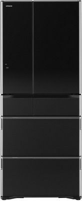 Многокамерный холодильник Hitachi R-G 630 GU XK черный кристалл