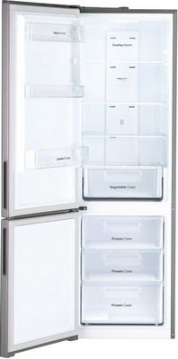 Двухкамерный холодильник Daewoo RNV 3310 GCHS серебристое стекло