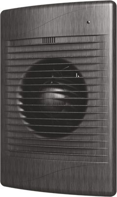 Вентилятор осевой вытяжной с обратным клапаном DiCiTi D 100 (STANDiCiTi DARDiCiTi D 4C black Al)