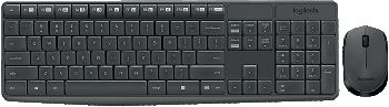 Клавиатура + мышь Logitech Wireless Keyboard and Mouse MK 235 Grey (920-007948)
