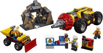Конструктор Lego City Mining: Тяжелый бур для горных работ 60186