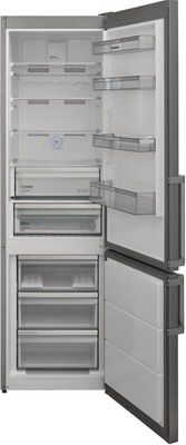 Двухкамерный холодильник Scandilux CNF 379 EZ X Inox