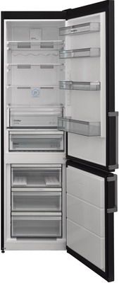 Двухкамерный холодильник Scandilux CNF 379 EZ D/X Dark Inox