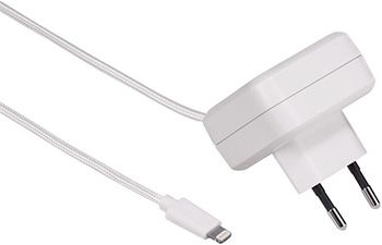 Сетевое зарядное устройство Hama H-134606 2.4A для Apple белый (00134606)