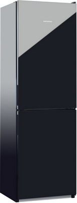 Двухкамерный холодильник Норд NRG 119 242 черное стекло