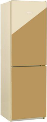 Двухкамерный холодильник Норд NRG 119 542 золотистое стекло
