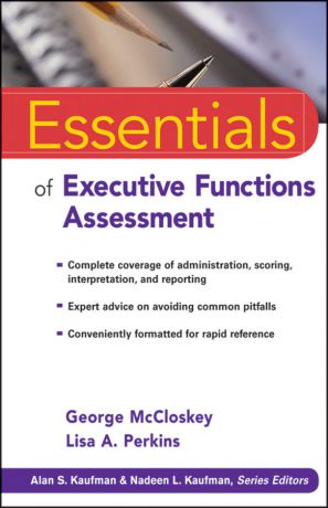 McCloskey George Essentials of Executive Functions Assessment