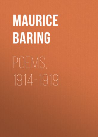 Baring Maurice Poems, 1914-1919