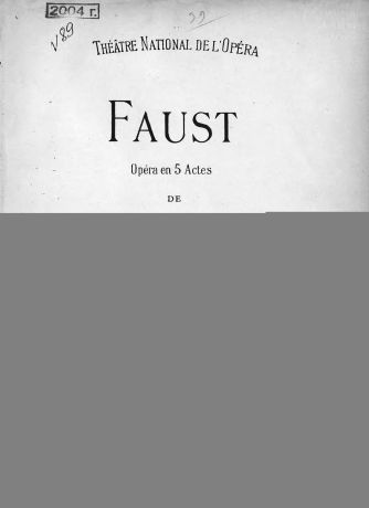 Шарль Франсуа Гуно Faust