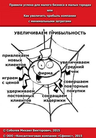 Михаил Соболев Правила успеха для малого бизнеса в малых городах, или Как увеличить прибыль компании с минимальными затратами