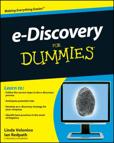 Ian Redpath e-Discovery For Dummies