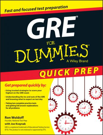 Ron Woldoff GRE For Dummies Quick Prep