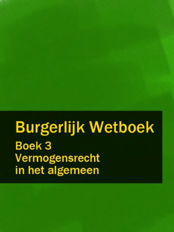 Nederland Burgerlijk Wetboek boek 3