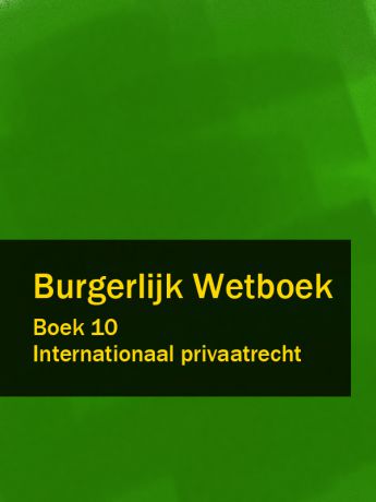 Nederland Burgerlijk Wetboek boek 10