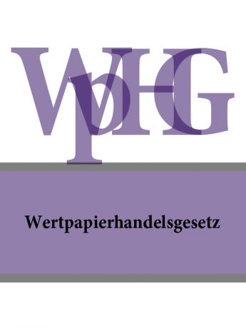 Deutschland Wertpapierhandelsgesetz – WpHG