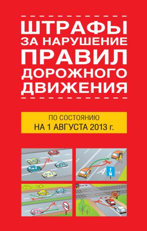 Отсутствует Штрафы за нарушение правил дорожного движения по состоянию на 01 августа 2013 года