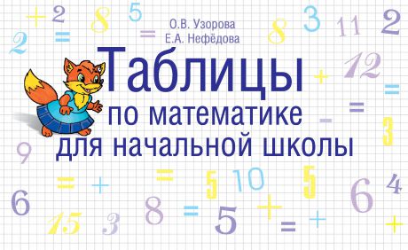 О. В. Узорова Таблицы по математике для начальной школы