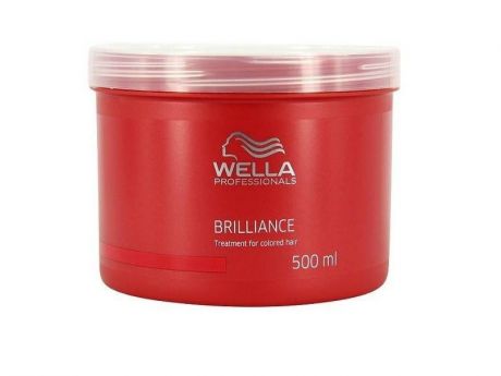 Wella Маска Brilliance для Окрашенных Нормальных и Тонких Волос, 500 мл