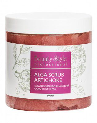 Beauty Style Тонизирующий Соляной Скраб "Alga Scrub Artichoke", 200мл