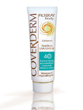 Coverderm Coverderm Filteray Крем для Тела Солнцезащитный Spf 40, 100 мл