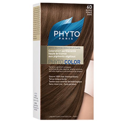 Phyto Краска для Волос Фитоколор Тёмно-Золотистый Блонд Phyto Color Ph6d, 60/40/25 мл