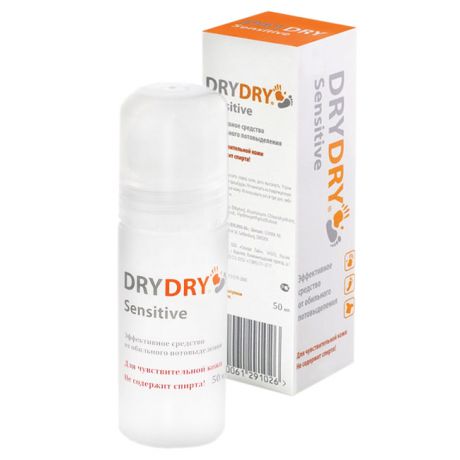 Dry Dry Средство от Обильного Потовыделения Сенситив, 50 мл
