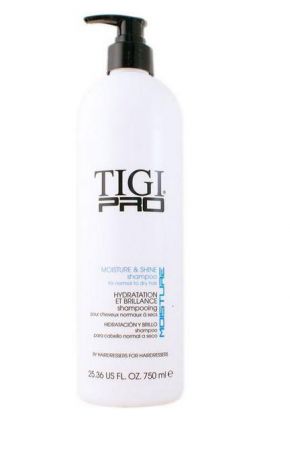TIGI PRO Увлажняющий Шампунь для Нормальных и Сухих волос MOISTURE & SHINE,  750 мл