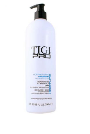 TIGI PRO Увлажняющий Кондиционер для Нормальных и Сухих волос MOISTURE & SHINE,  750 мл