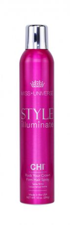 CHI Лак для Волос Мисс Вселенная Сильной Фиксации Miss Universe Style Illuminate, 284 мл