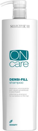 Selective Professional Densi-fill Shampoo Шампунь Филлер для Ухода за Поврежденными или Тонкими Волосами, 1000 мл
