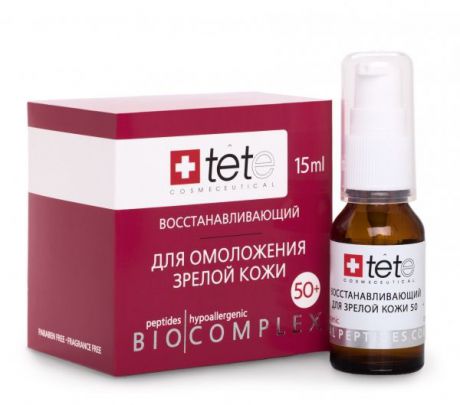 TETe Cosmeceutical Биокомплекс восстанавливающий для зрелой кожи 50+, 15 мл