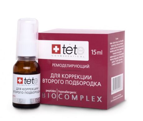TETe Cosmeceutical Биокомплекс для коррекции второго подбородка, 15 мл