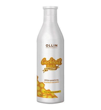 OLLIN PROFESSIONAL Крем-шампунь "Медовый коктейль" Эластичность волос, 500мл