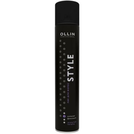 OLLIN PROFESSIONAL Лак для волос сильной фиксации,  50мл