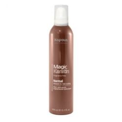 Kapous Magic Keratin Мусс для Укладки Волос Нормальной Фиксации с Кератином, 400 мл