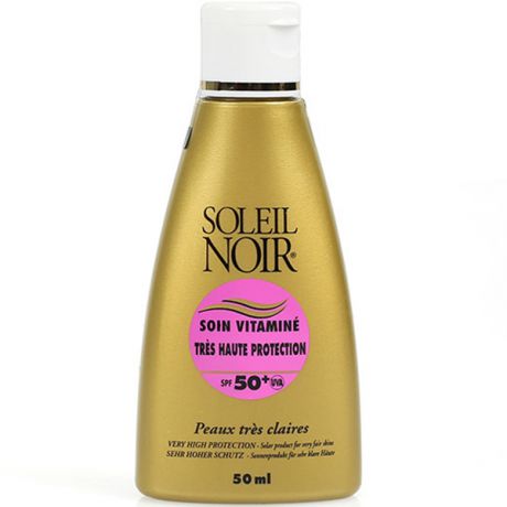 Soleil Noir Крем Витаминизированный Солнцезащитный Soin Vitamine SPF 50+ Высокая Степень Защиты для Детей, 50 мл