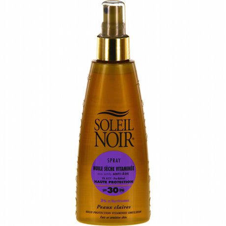 Soleil Noir Масло-Спрей Сухое Huile Seche Vitaminee SPF 30 Высокая Степень Защиты, 150 мл