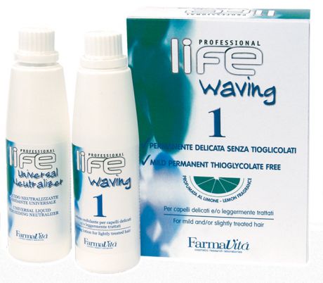 Farmavita Химическая Завивка для Нормальных Волос в Наборе "1" Life Waving Kit, 110 мл