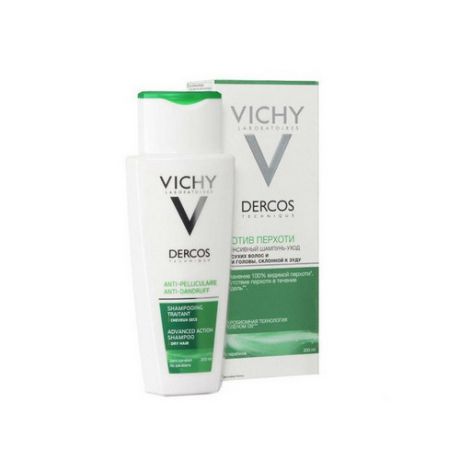 VICHY Шампунь-Уход против Перхоти для Сухой Кожи Головы, 390 мл