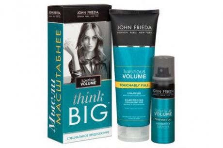 John Frieda Набор Мысли Масштабнее Luxurious Volume